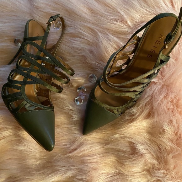 Shoes - Reiss green heels size 40